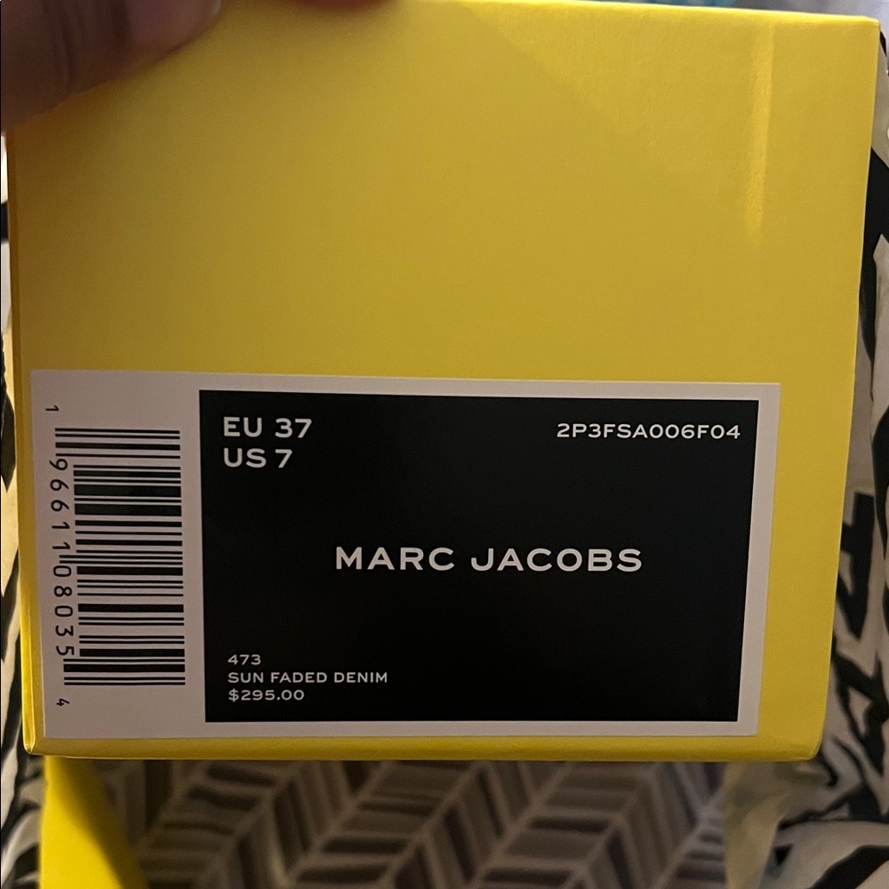 Marc Jacobs Sun Faded Denim Sandals - Picture 3 of 5